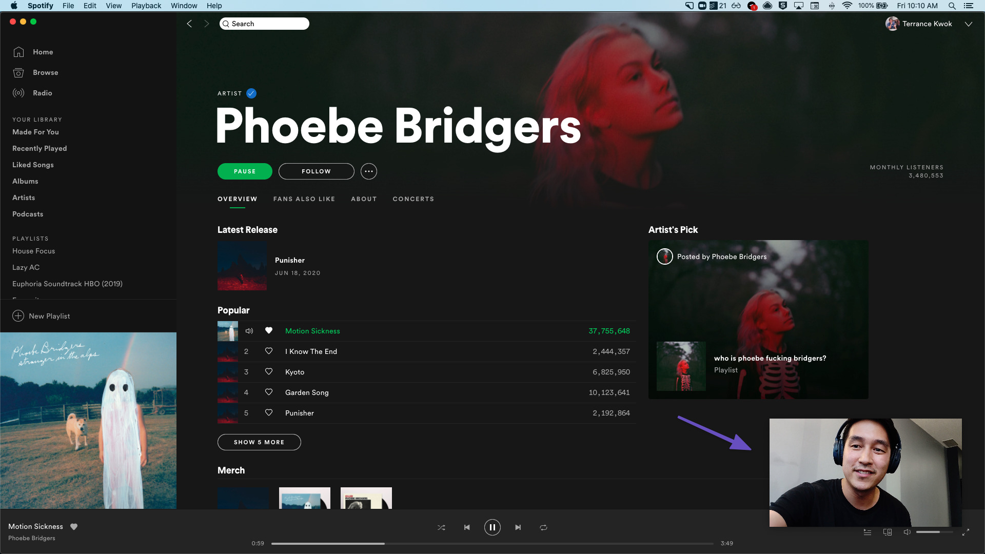 Vidyard hacks screenshot showing Picture-in-Picture while viewing a Vidyard video